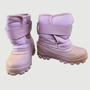 Stride Rite Snow Boots. Toddler 8M 3108602 Pink Discolored WARM! BARGAIN!